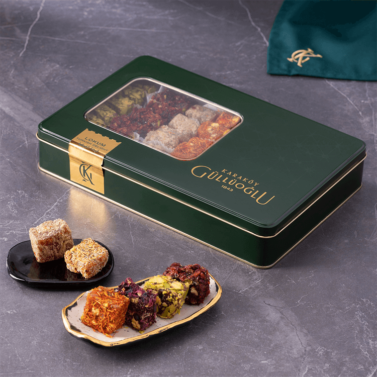 Special Assorted Turkish Delight in Metal Box
